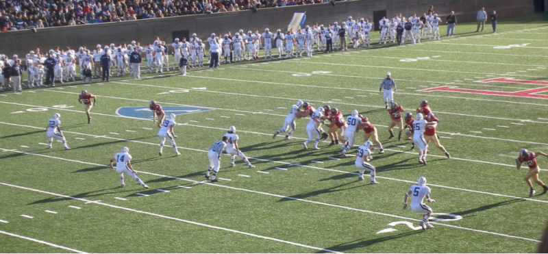 Photo of a Harvard football game