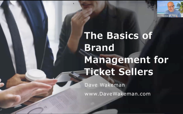 Watch: The Basics of Brand Management for Ticket Sellers​