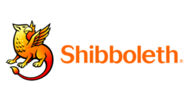 Shibboleth logo: orange wordmark beside a stylized fiery phoenix emblem.