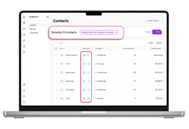 Segmentation with AudienceView